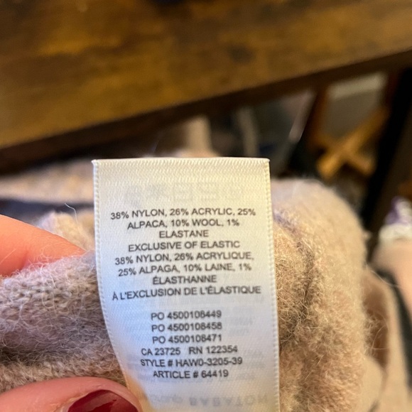 Aritzia The Group Babaton Plutarch Sweater Dusty Rose SM Wool/Alpaca Cowl Neck - Picture 4 of 11